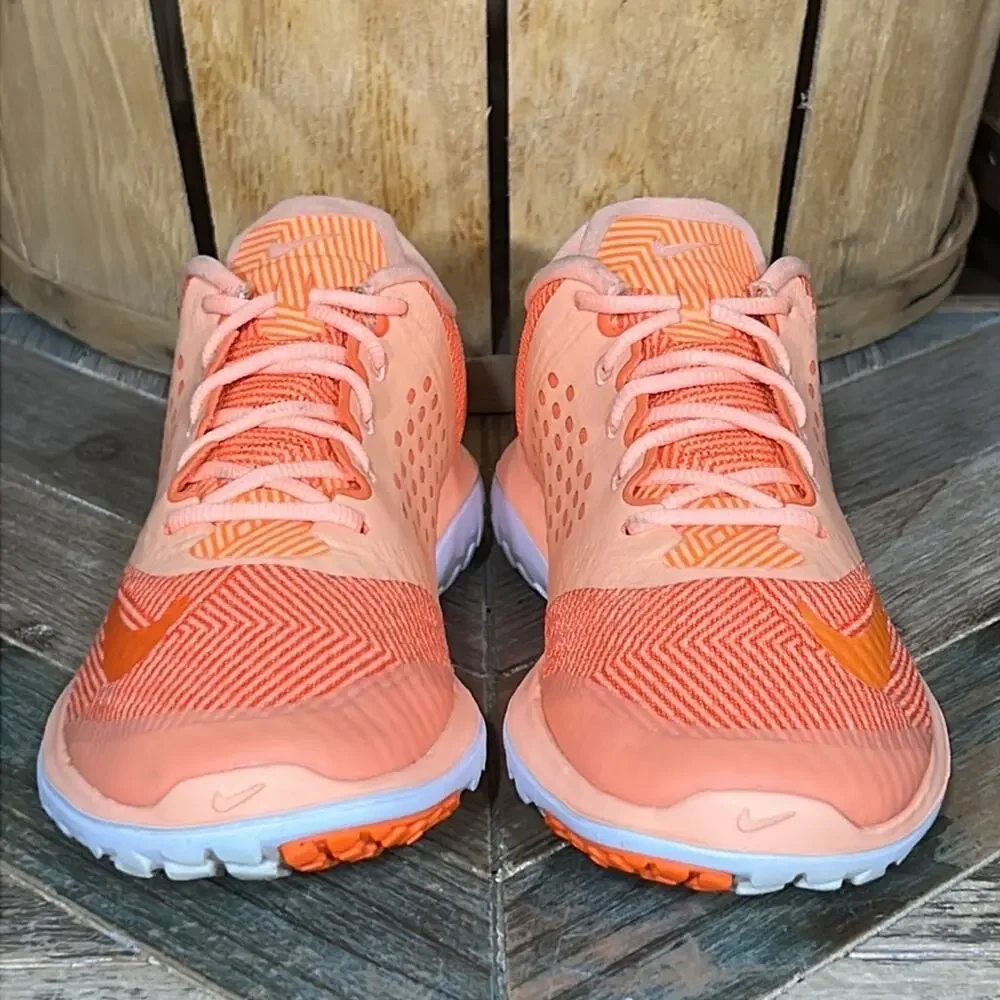 Nike FS Lite Run 2 Premium Sunset Glow Orange 704881-800 Running Shoes Womens 6